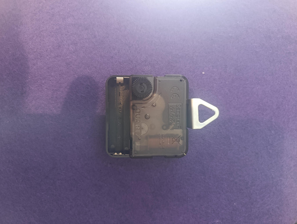 Velvet Twilight – Deep Purple Acrylic Pour Clock, 30cm, Elegant Wall Art, Handmade Resin Clock, Unique Gift for Home