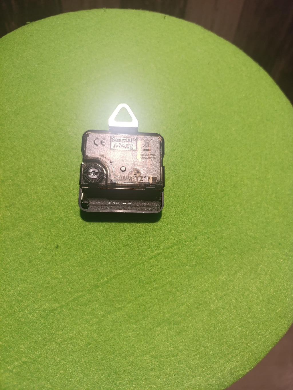 Lime Sunburst – Yellow & Green Acrylic Pour Clock, 30cm, Bright Modern Wall Art, Handmade Resin Clock, Unique Gift